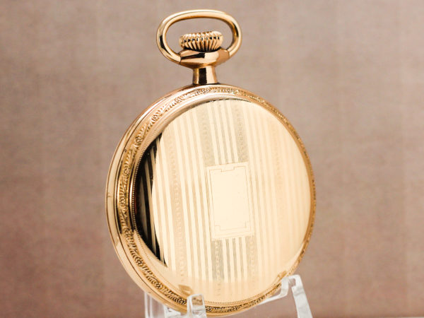 Illinois Dress Pocket Watch of The Day Housed in this Beautiful Yellow Gold Fill Case