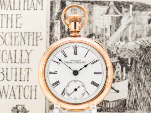 Waltham Royal  – The Dress Pocket Watch of the Day Housed in Beautiful Rose Gold Fill Case