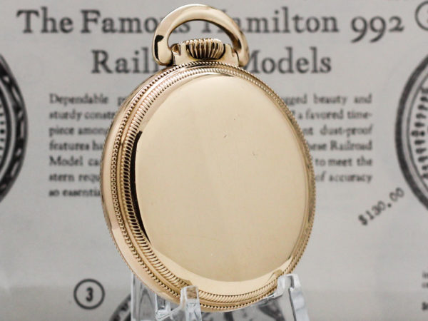 Pristine Hamilton Railroad Grade 992 Housed in this Stunning Yellow Gold Fill Case