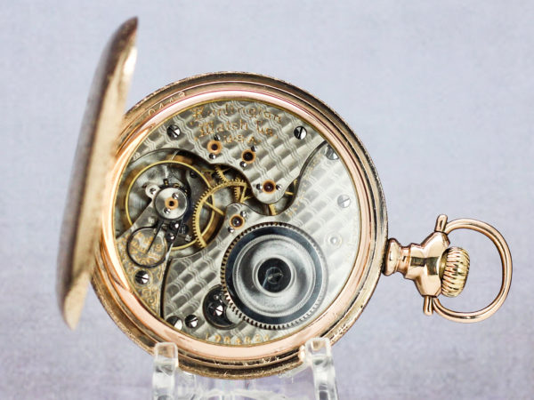 Burlington Watch Co. Dress Pocket Watch Housed in Stunning Gold Fill Hunter Case