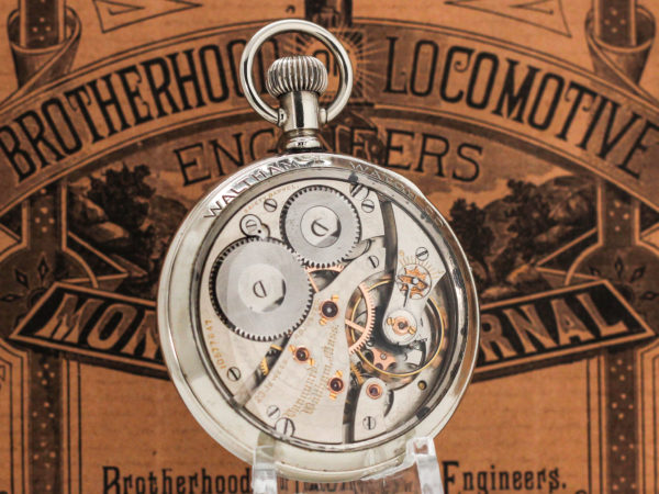 Waltham Railroad Grade Vanguard Housed in the Popular Salesman Display Case