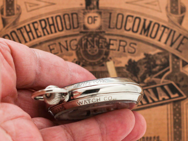 Waltham Railroad Grade Vanguard Housed in the Popular Salesman Display Case
