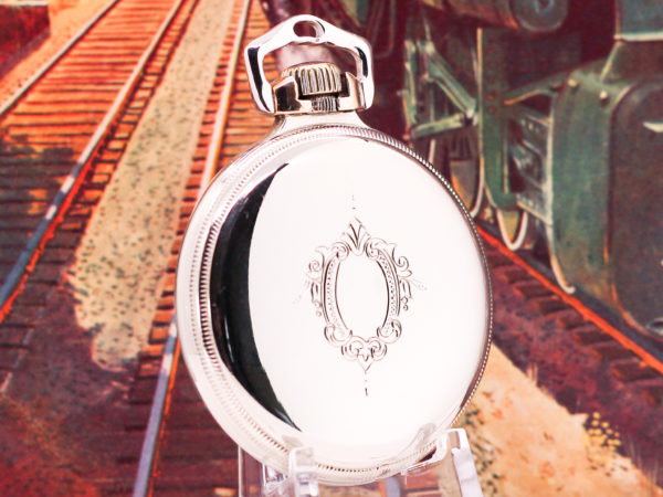 Rare Ball Hamilton Official Railroad Standard 999B Housed in White GF Ball Stirrup Bow Case