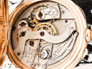 Rare Waltham Chronograph Housed Pristine in 14K Solid Rose Gold Case