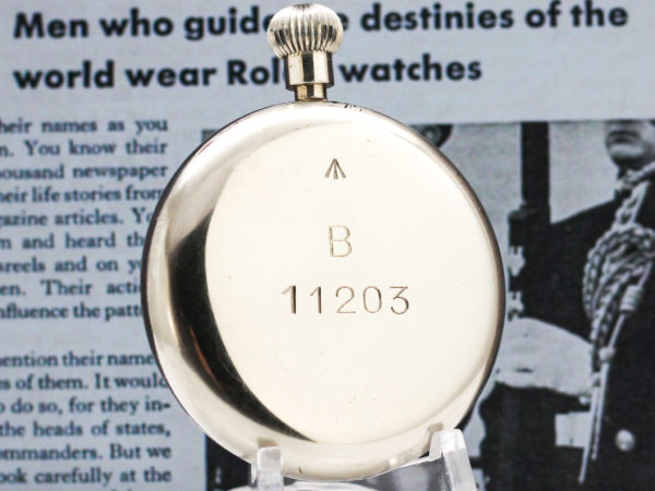 Beautifully Preserved Rolex WWII British Royal Navy Deck Pocket Watch