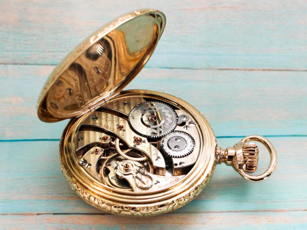 18K Gold Hamilton Pocket Watch