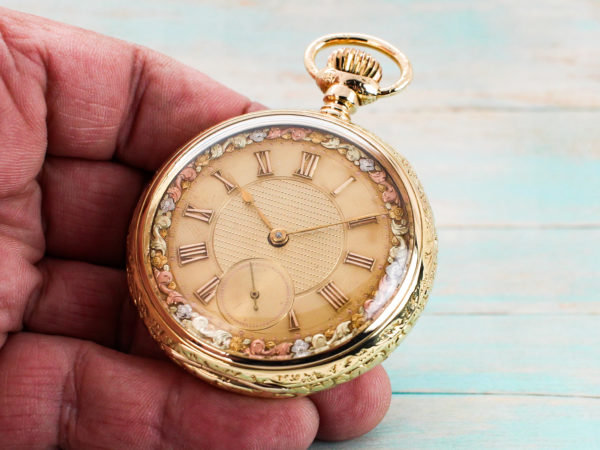 18K Gold Hamilton Pocket Watch