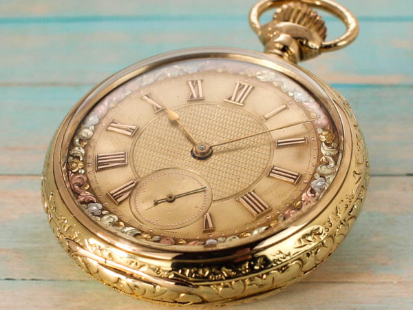 18K Gold Hamilton Pocket Watch