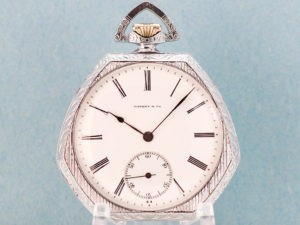 Tiffany Dress Pocket Watch of the Day with High Grade Agassiz Movement Housed in Teardrop Case