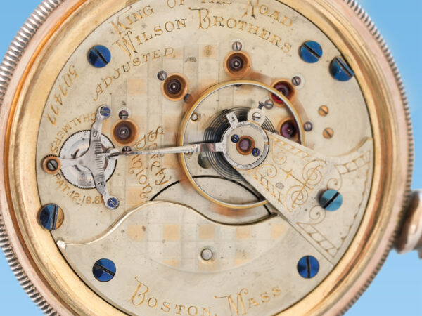 Illinois Watch Company for Wilson Brothers "King of the Road" Railroad Grade Pocket Watch