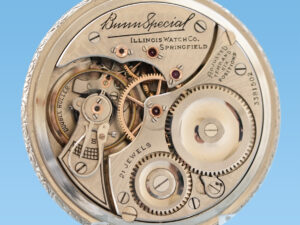Illinois Railroad Grade 21 Jewel Bunn Special Faced with the Desired Montgomery Dial
