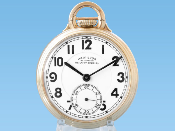 Rare Hamilton 950B Railroad Pocket Watch Housed in the Popular Model 10 Case