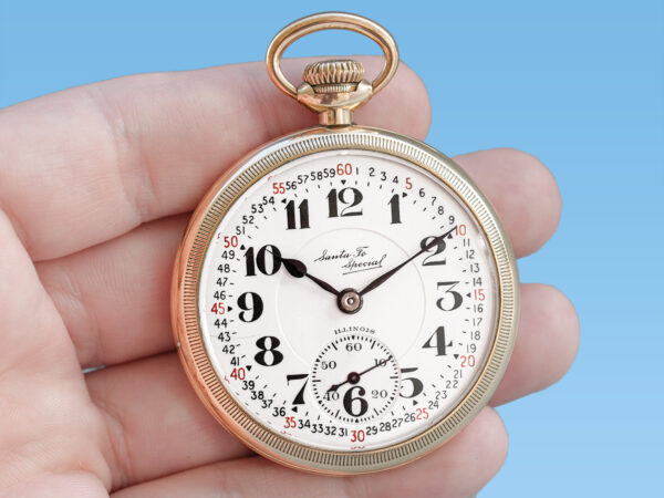 Santa Fe Special Railroad Grade 21 Jewel Faced with the Desired Montgomery Dial