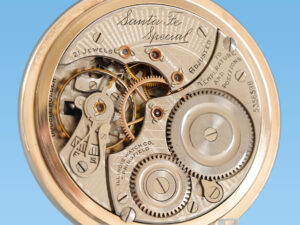 Santa Fe Special Railroad Grade 21 Jewel Faced with the Desired Montgomery Dial