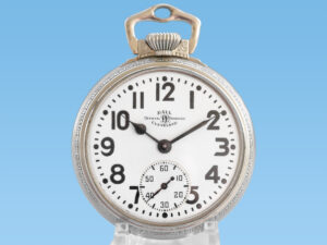 Rare Ball Hamilton Official Railroad Standard 999B Housed in White GF Ball Stirrup Bow Case