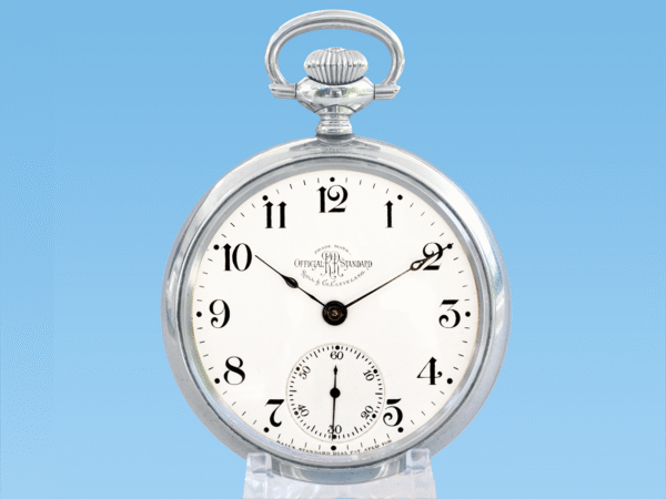 Rare Ball Hamilton Official Standard Railroad Grade 999B Loaner Pocket Watch