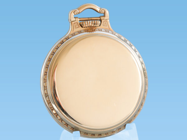 Hamilton Pocket Watch RR Grade 950 Housed in Popular Model #2 Bar Over Crown Case